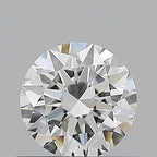 Diamante Naturale Taglio Brillante 0.59ct 3EX D IF - GIA - 5.38x5.35x3.33mm