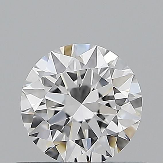 Diamante Naturale Taglio Brillante 0.59ct 3EX D IF - GIA - 5.38x5.35x3.33mm