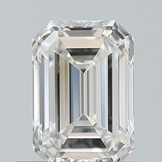 Diamante Naturale Taglio Smeraldo 0.7ct EX/EX F VVS1 - IGI - 6.05x4.17x2.79mm