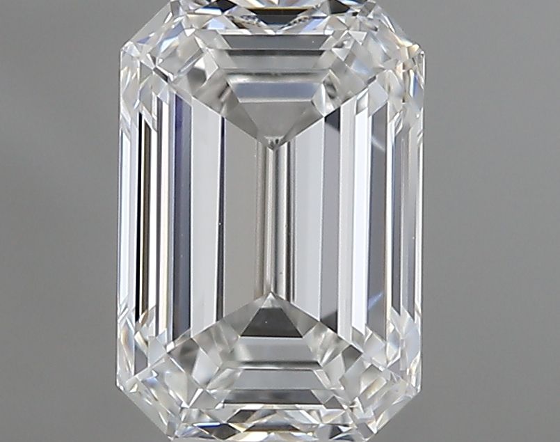 Diamante Naturale Taglio Smeraldo 0.73ct VG/EX F VVS1 - IGI - 6.05x4.1x2.83mm