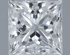 Diamante Naturale Taglio Princess 0.8ct EX/EX E IF - GIA - 5.07x5.01x3.64mm