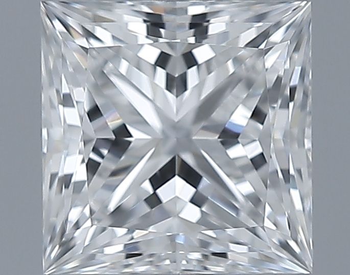 Diamante Naturale Taglio Princess 0.8ct EX/EX E IF - GIA - 5.07x5.01x3.64mm