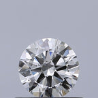 Diamante Naturale Taglio Brillante 0.5ct VG/VG/EX E VS2 - GIA - 5.12x5.18x3.03mm