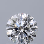 Diamante Naturale Taglio Brillante 0.66ct 3EX E VVS2 - GIA - 5.53x5.57x3.48mm
