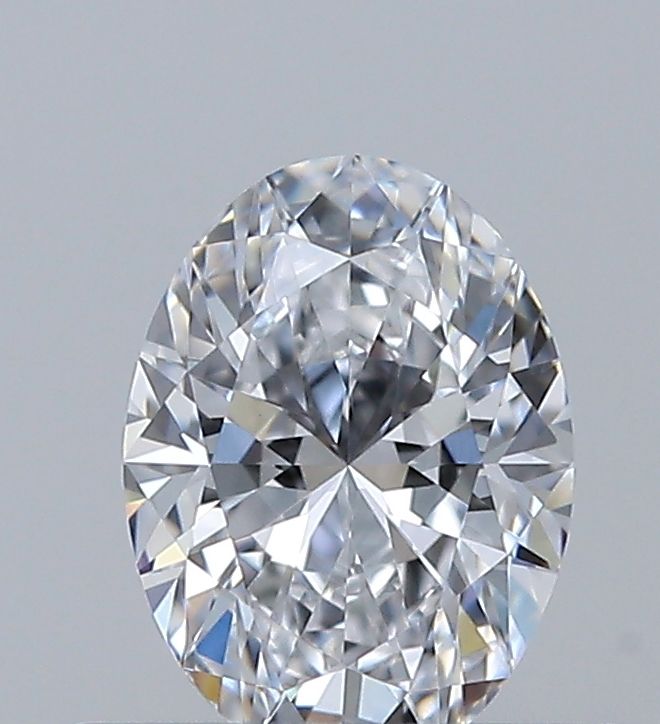 Diamante Naturale Taglio Ovale 0.41ct EX/EX D VVS2 - GIA - 5.82x4.23x2.71mm