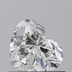 Diamante Naturale Taglio Cuore 0.61ct EX/EX E VVS1 - GIA - 5.17x5.92x3.41mm