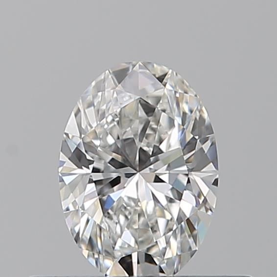 Diamante Naturale Taglio Ovale 0.43ct EX/EX F IF - GIA - 5.93x4.19x2.69mm
