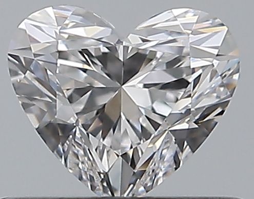 Diamante Naturale Taglio Cuore 0.39ct VG/EX D VVS1 - GIA - 4.44x5.1x3.02mm