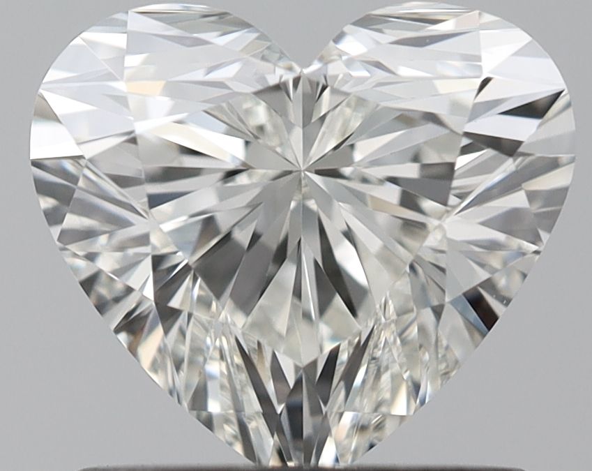 Diamante Naturale Taglio Cuore 0.91ct EX/EX H VVS1 - IGI - 5.98x6.68x4.0mm