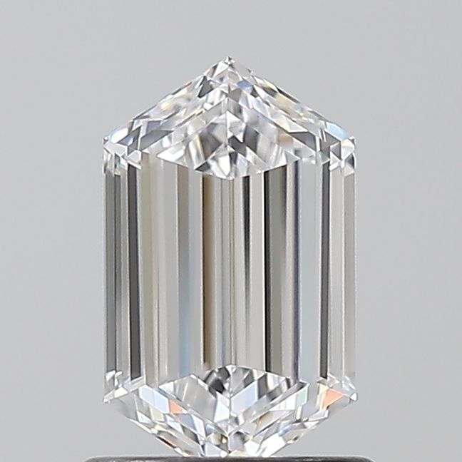 Diamante Naturale Taglio Esagonale 1.02ct VG/EX D IF - GIA - 8.27x4.84x2.96mm