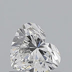 Diamante Naturale Taglio Cuore 0.5ct VG/VG E IF - GIA - 4.93x5.58x3.21mm