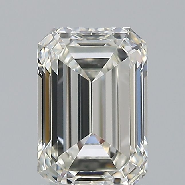 Diamante Naturale Taglio Smeraldo 0.9ct EX/EX G VVS1 - IGI - 6.64x4.52x3.02mm