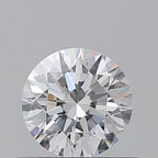 Diamante Naturale Taglio Brillante 0.51ct EX/VG/EX D VVS1 - GIA - 5.1x5.07x3.2mm