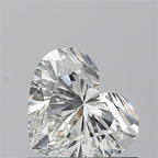 Diamante Naturale Taglio Cuore 0.74ct EX/EX I IF - GIA - 5.47x6.4x3.74mm