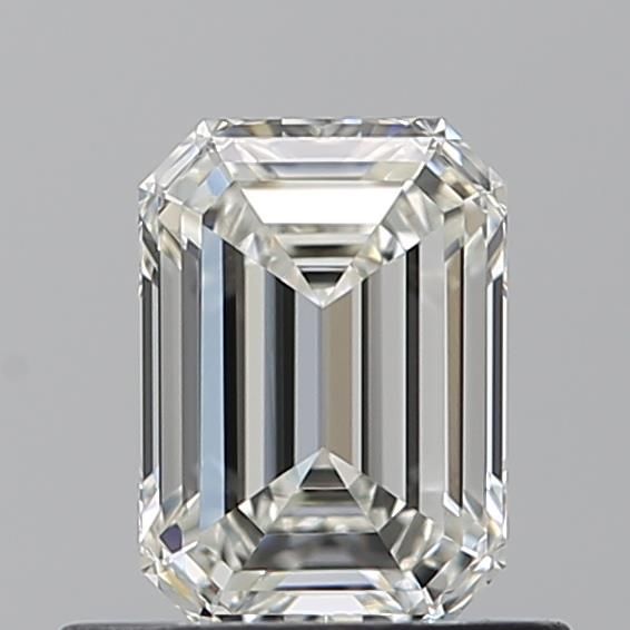 Diamante Naturale Taglio Smeraldo 0.65ct EX/EX J VVS2 - GIA - 5.96x4.25x2.68mm