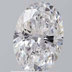 Diamante Naturale Taglio Ovale 0.76ct VG/EX D VS1 - GIA - 7.45x5.07x3.21mm