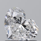Diamante Naturale Taglio Cuore 0.9ct EX/VG D VVS1 - GIA - 5.57x6.66x4.01mm