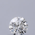 Diamante Taglio Brillante 0.27ct EX/EX/VG F VVS2 - GIA - 4.12x4.15x2.58mm