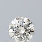 Diamante Naturale Taglio Brillante 0.23ct 3EX I VVS2 - IGI - 3.93x3.96x2.39mm