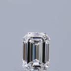 Diamante Naturale Taglio Smeraldo 0.3ct VG/EX E IF - GIA - 4.65x3.13x2.15mm