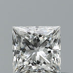 Diamante Naturale Taglio Princess 0.45ct VG/EX F VVS2 - GIA - 4.24x4.22x2.96mm