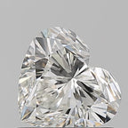 Diamante Naturale Taglio Cuore 0.8ct VG/EX I VVS1 - GIA - 5.66x6.37x3.8mm