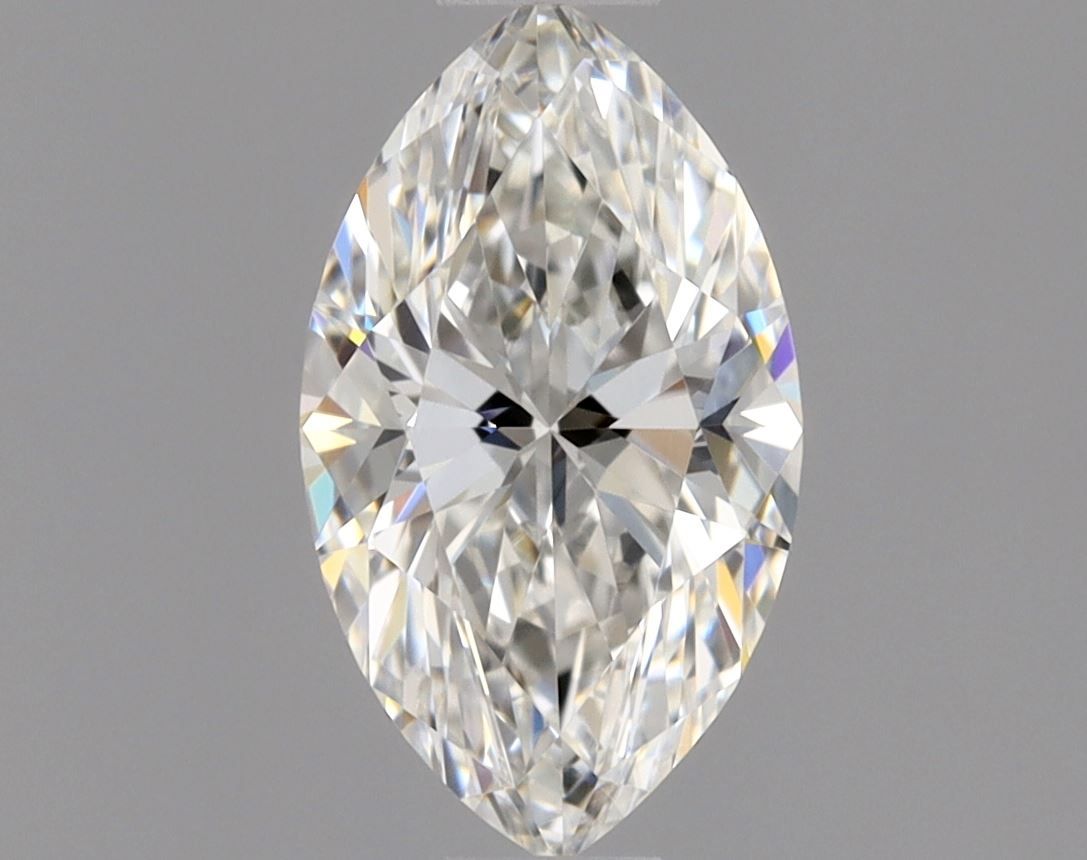 Diamante Naturale Taglio Marquise 0.58ct EX/EX H VVS1 - GIA - 7.72x4.43x2.86mm