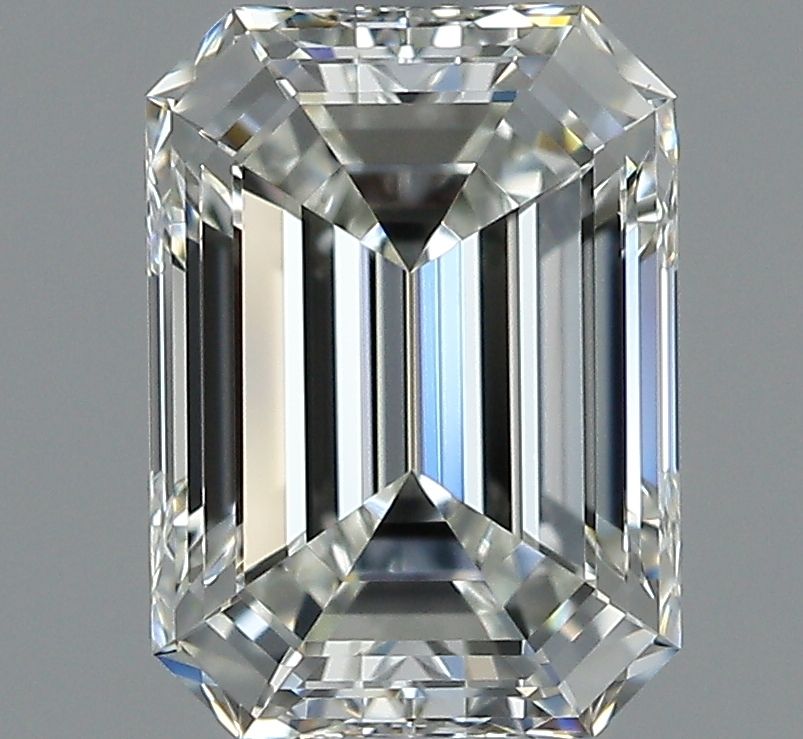Diamante Naturale Taglio Smeraldo 1.01ct VG/EX I IF - GIA - 6.94x5.03x3.21mm