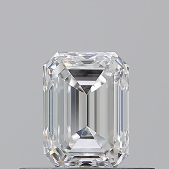 Diamante Naturale Taglio Smeraldo 0.5ct VG/EX F IF - GIA - 5.12x3.7x2.57mm