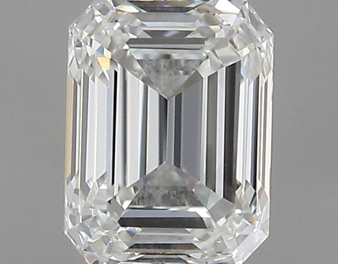 Diamante Naturale Taglio Smeraldo 0.5ct G/G F VVS1 - IGI - 4.98x3.78x2.63mm