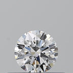 Diamante Naturale Taglio Brillante 0.3ct EX/VG/EX F VVS2 - GIA - 4.35x4.32x2.6mm