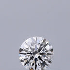 Diamante Naturale Taglio Brillante 0.19ct 3EX D VVS2 - GIA - 3.75x3.76x2.28mm