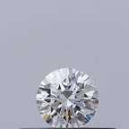 Diamante Naturale Taglio Brillante 0.19ct 3EX E VVS2 - IGI - 3.71x3.74x2.28mm
