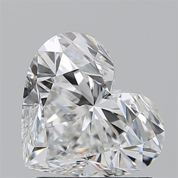 Diamante Naturale Taglio Cuore 1.5ct EX/EX F VVS2 - GIA - 6.94x8.01x4.61mm