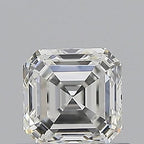 Diamante Naturale Taglio Asscher 0.61ct VG/EX H IF - GIA - 4.68x4.59x3.1mm