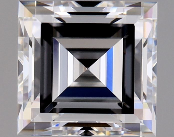 Diamante Taglio Radiant Quadrato 0.5ct EX/EX D VVS1 - GIA - 4.44x4.33x2.81mm