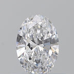 Diamante Naturale Taglio Ovale 0.42ct EX/VG D VVS1 - GIA - 6.09x4.2x2.6mm