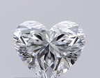 Diamante Naturale Taglio Cuore 0.52ct EX/EX F VVS2 - GIA - 4.69x5.53x3.48mm