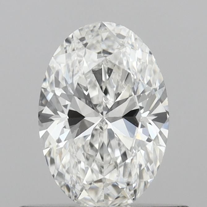 Diamante Naturale Taglio Ovale 0.5ct EX/EX E VVS1 - IGI - 6.55x4.5x2.69mm