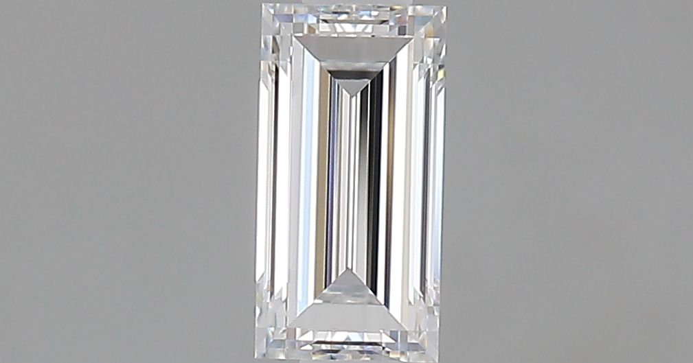 Diamante Naturale Taglio Baguette 0.55ct EX/EX D VVS1 - GIA - 6.59x3.39x2.34mm