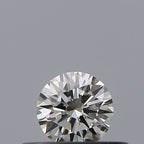 Diamante Naturale Taglio Brillante 0.23ct 3EX J VVS2 - GIA - 3.95x3.98x2.4mm