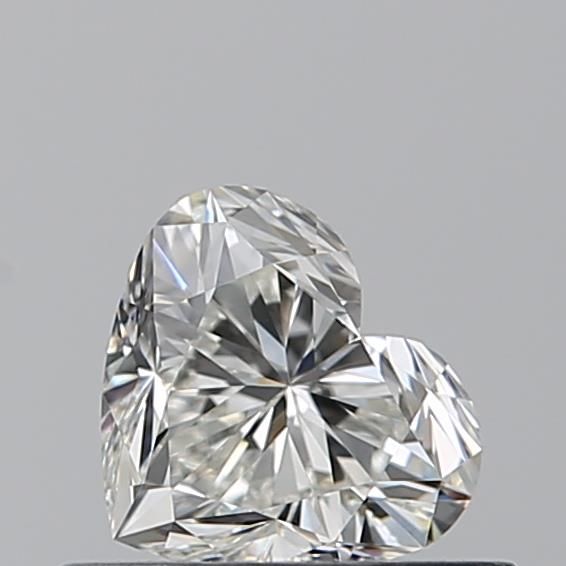 Diamante Naturale Taglio Cuore 0.5ct VG/VG I VVS1 - GIA - 4.75x5.46x3.28mm