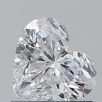 Diamante Naturale Taglio Cuore 0.9ct EX/VG D VVS1 - GIA - 5.95x6.61x3.92mm