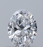 Diamante Naturale Taglio Ovale 0.5ct VG/EX D VS2 - GIA - 6.15x4.51x2.76mm