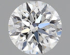 Diamante Naturale Taglio Brillante 0.5ct VG/VG/EX G VS1 - GIA - 4.98x4.91x3.21mm