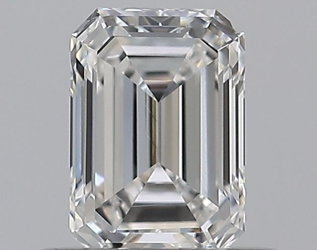 Diamante Naturale Taglio Smeraldo 0.5ct VG/VG F VVS1 - GIA - 5.47x3.83x2.52mm