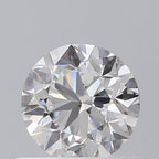 Diamante Naturale Taglio Brillante 0.5ct VG/EX/EX D VS1 - GIA - 4.95x4.92x3.19mm