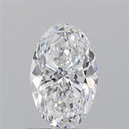 Diamante Naturale Taglio Ovale 1.01ct EX/EX E VVS1 - GIA - 8.26x5.3x3.48mm