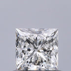 Diamante Naturale Taglio Princess 0.61ct EX/EX H VVS2 - GIA - 4.53x4.45x3.33mm