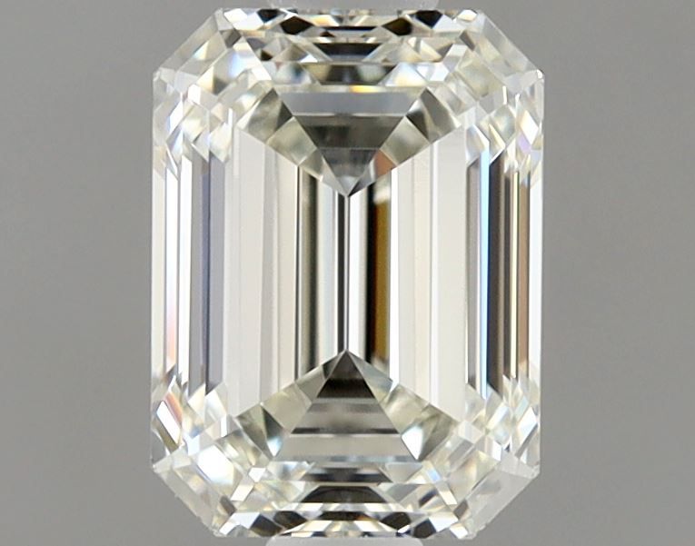 Diamante Naturale Taglio Smeraldo 0.8ct VG/EX J IF - GIA - 6.0x4.42x3.02mm